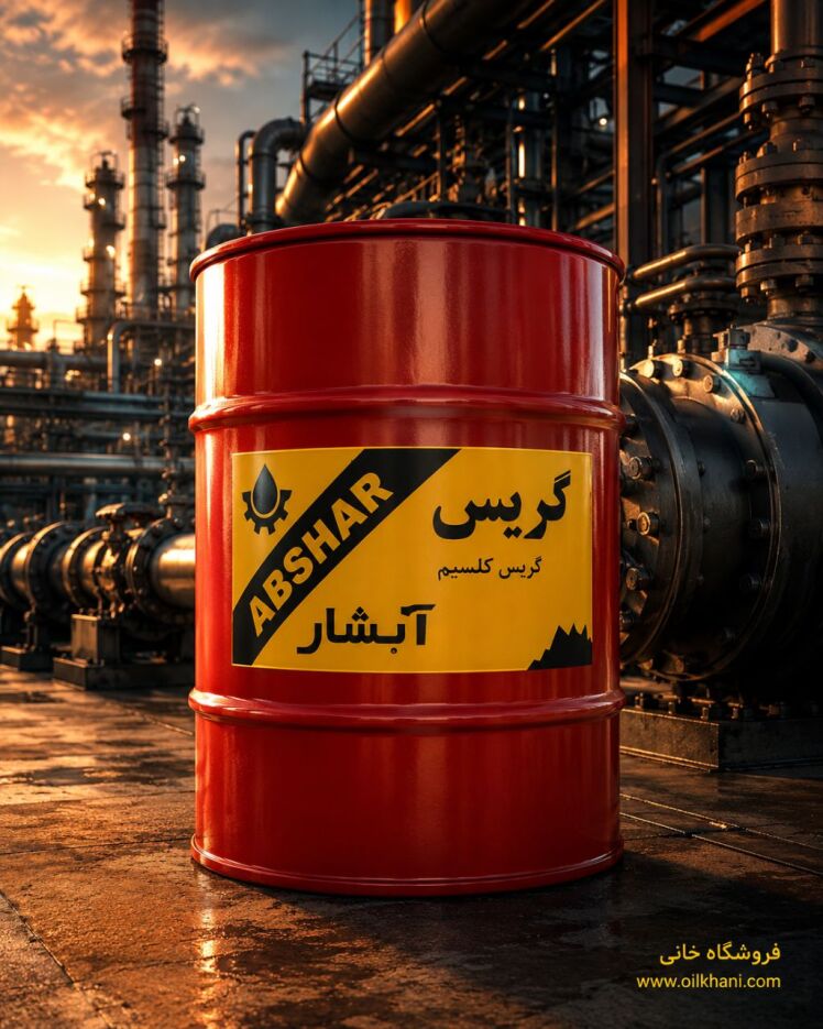  گریس کلسیم آبشار در بشکه دست دوم تمیز ۱۸۰ کیلویی مناسب روانکاری تجهیزات صنعتی و ماشین‌آلات