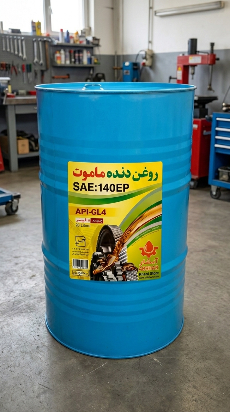 واسکازین 140 EP آبشار بشکه 210 لیتری روغن دنده صنعتی فشار بالا
