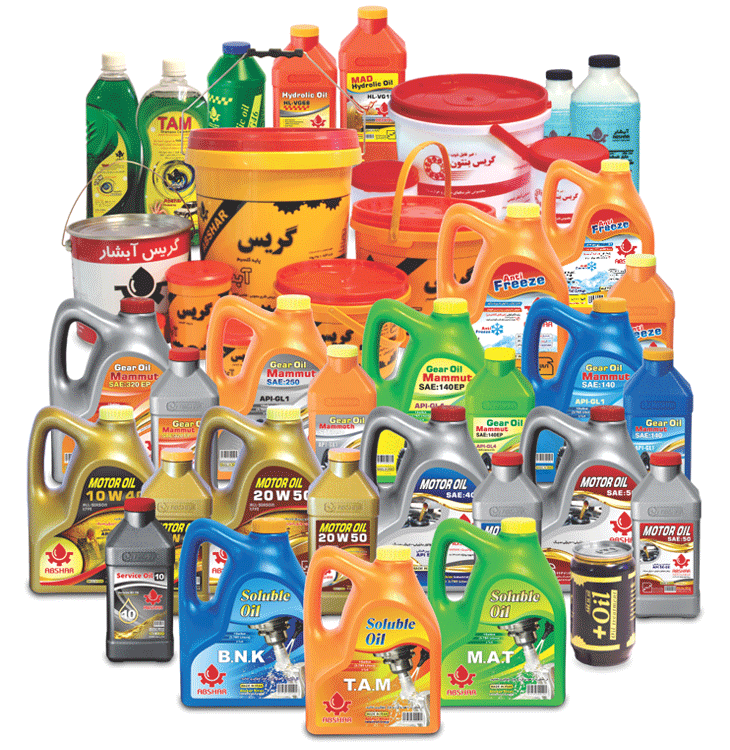 نمایی از روانکارهای آبشار با قیمت واقعی و لیست کارخانه در فروشگاه خانی