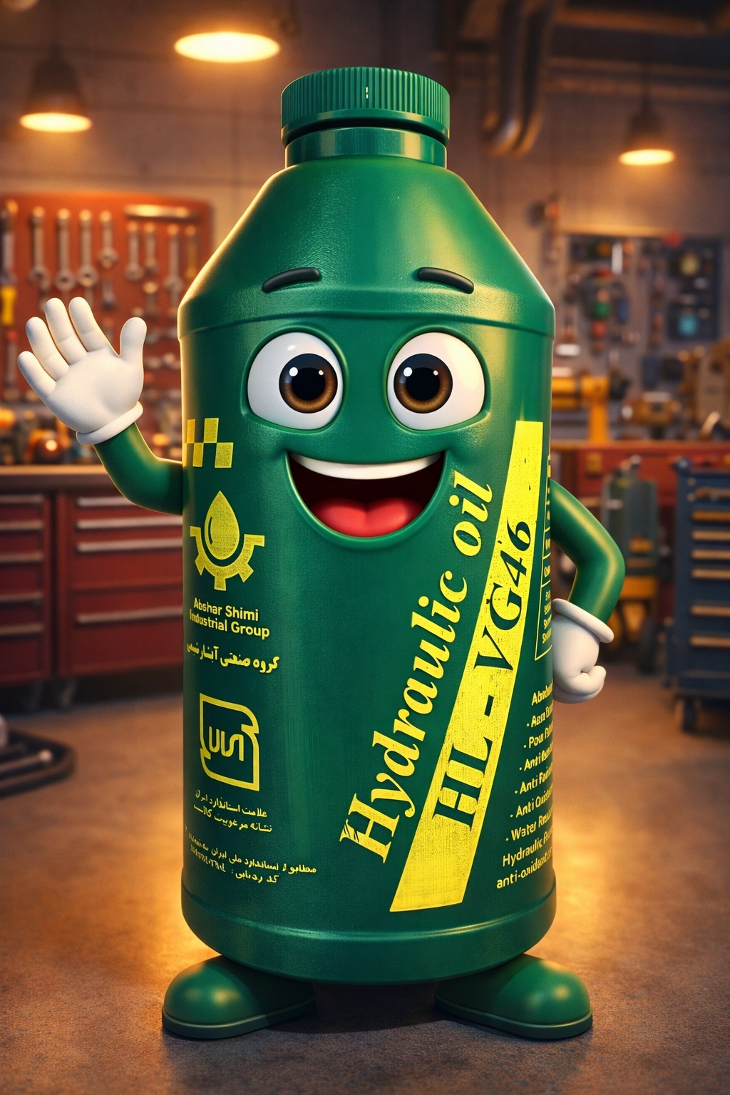  روغن هیدرولیک HL-VG46 برند آبشار شیمی 